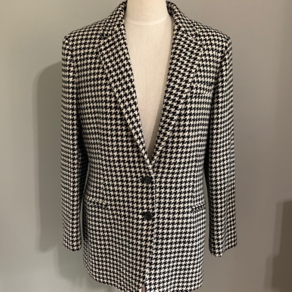lauren ralph lauren houndstooth coat